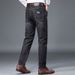 High-End Fashion Thick Jeans For Autumn Winter New Middle-Aged Straight-Leg Pants Dad Work Long Trousers Men_mkmklike.com