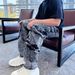 Unisex Heavy Wash Cargo Jeans Streetwear Vintage Distressed Denim Pants with Utility Pockets Stretch Comfort 6 Sizes_mkmklike.com