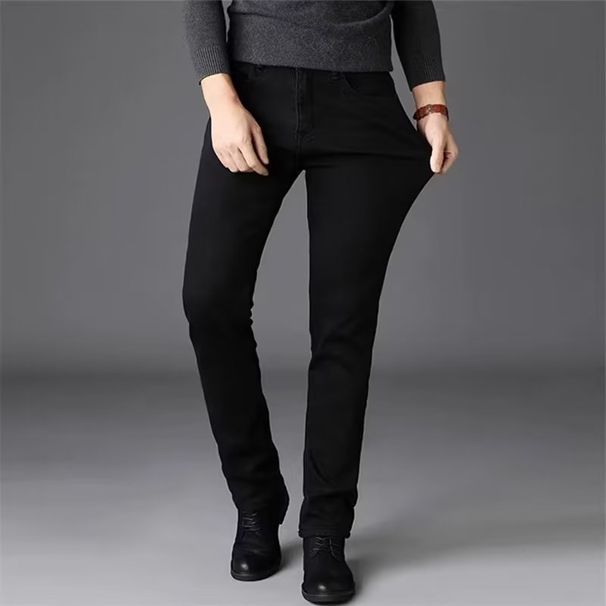 Men's Stretch Slim Fit Straight Leg Jeans Style For Casual Wear_mkmklike.com