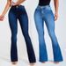 2025 spring new cross border European and American foreign trade high waist slim stretch flared jeans women's trousers_mkmklike.com