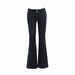 YC&American Retro Hot Girl Low-Waist Double-Buckle Slim Flared Versatile Autumn-Winter Stretch Denim Pants For Women New_mkmklike.com