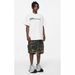 Men's Clothing High Street Washed Raw Edge Distressed Double Layer Retro Workwear Pocket Trendy Camouflage Shorts Summer Shorts Men's Trend_mkmklike.com
