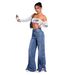High Waisted Loose Fitting Straight Leg Jeans For Women Button Design Relaxed Everyday Wear Comfortable Feshion_mkmklike.com