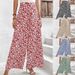 women's clothing small floral loose casual waist trousers_mkmklike.com