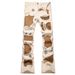 Men's Slim-Fit Casual Pants – Artistic Patchwork & Distressed Stitching, Stretch Comfort For Urban Style (28-42, Solid Colors)_mkmklike.com
