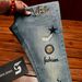 Men's Clothing High End Slim Fit Men's Jeans Ripped And Patched Blue Embroidered Trendy Fashionable Spring Summer Trousers_mkmklike.com