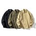 Men's By Dengjue 2026 Spring New Workwear Turn-down Collar Solid Color Retro Casual Loose Shirt Jacket_mkmklike.com