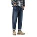 Guangzhou Xintang Jeans Men's Daniel Autumn New Jeans Men's Fattened Plus Size Straight Harlan Pants Men's_mkmklike.com