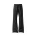 American-style High Street Men's Jeans, Autumn Trendy Patchwork Micro-flared Work Pants, Vintage Versatile Solid Color_mkmklike.com