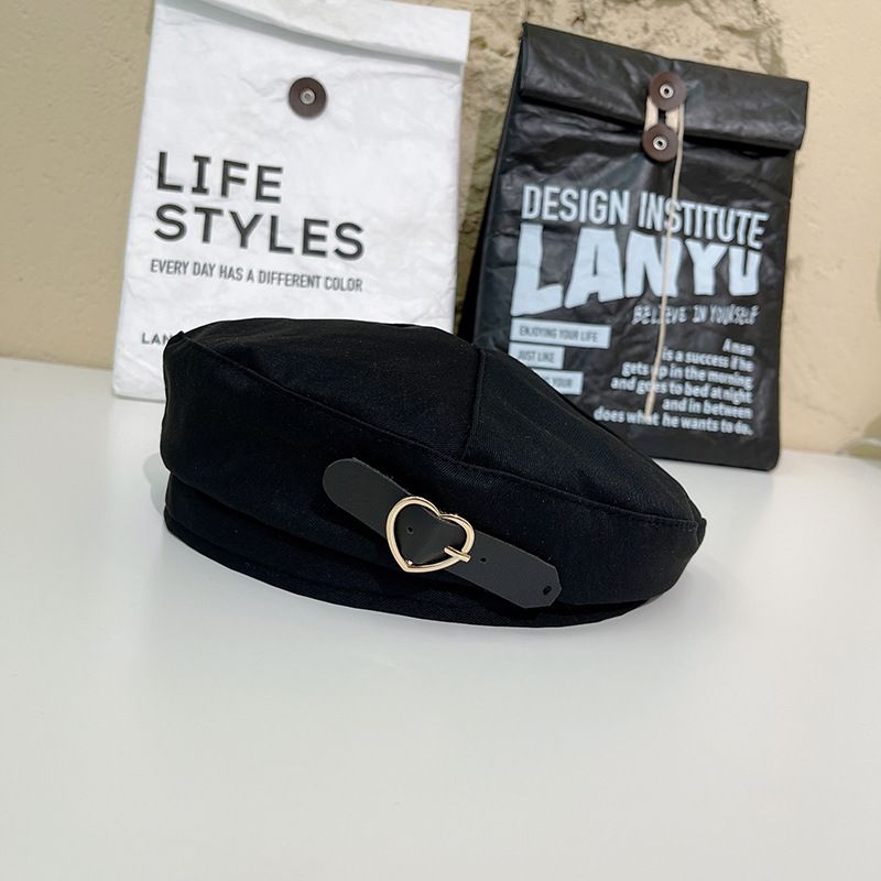 Hot Sale Fashion Women Beret for Elegant Lady Winter Female Hats Heart-shaped Vintage Octagonal Casual Boina Autumn Girl Cap_mkmklike.com