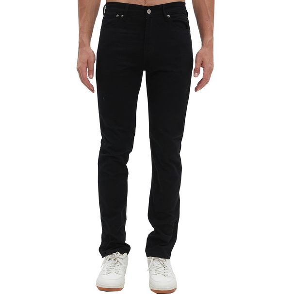 Men's Clothing Solid Color Men's Non Elastic Spring And Autumn Thin Casual Straight Slim Jeans_mkmklike.com