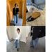 Yifu Loose Slimming Fleece-Lined Jeans For Women 2025 Winter New Daisy Embroidered Straight Pants 5715_mkmklike.com