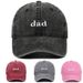 Unisex Monogram embroidery dad Wash cotton can adjust the casual shade DAD baseball cap_mkmklike.com
