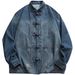 Cowboy Jacket, Men's Spring And Autumn Men's Clothing, Antique Style, Loose Fit, Plus Size, Youth_mkmklike.com