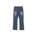 Cleanfit Wide-Leg Distressed Denim Jeans Vintage Blue Heavy Wash Digital Print Men's Clothing Pants_mkmklike.com