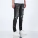 designer Slim Fit Mens Jeans Elastic Fabric Long Skinny Button Fiy Hole Pattern Ripped Embroidery Us Size 28-40 B1_mkmklike.com