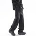 Men's Clothing Straight Jeans For Men Spring And Autumn Men's American Trendy High Street Loose Wide Leg Pants Long Trousers_mkmklike.com