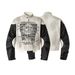 Eon Modish 25 Autumn New American Street Style Skull Digital Print Patchwork Stand Collar Leather Jacket_mkmklike.com