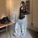 Men's Clothing Retro High Street Hot Girl Ripped Jeans For Women New Loose Mopping Slim Straight Trousers_mkmklike.com