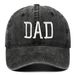 Unisex Washed cotton DAD MOM embroidered baseball cap Vintage sports casual duck tongue Hat tidal sun hat_mkmklike.com
