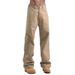 Men's Clothing Spring And Autumn Retro Khaki Casual Workwear Washed Pants Boys Loose Straight Jeans_mkmklike.com