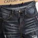 In Stock Jeans Autumn 2024 New Trendy Versatile Stretch Slim Fit Casual Long Pants Men's Style_mkmklike.com