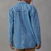 Trendy Washed Denim Blazer For Women – Oversized Boyfriend Jacket With Notched Lapel, Street Style Blue Blazer_mkmklike.com