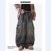 Men's Clothing Retro Workwear Jeans For Men - Relaxed Straight Leg, Distressed Denim Pants, Vintage Style Casual Trousers (Blue, S-3XL)_mkmklike.com