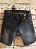 Men's Slim Fit Stretch Denim Shorts Vintage Blue Washed Casual 5 Inch Inseam Summer Comfortable Elastic Waistband_mkmklike.com