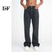EF JEANS | 2023 New Product, Straight Versatile Solid Color Jeans, The Same For Men And Women, Non-elastic And Slightly Pulled Gray_mkmklike.com