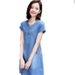 Summer Dress For Women Summer New Korean Version Plus Size Slim Fit Slimming Loose Denim Skirt, A-Line Skirt_mkmklike.com