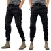 Spring And Autumn American Tooling Pants Men's Straight Functional Outdoor Tactical Casual Pants Men's Tie Pants Men's_mkmklike.com