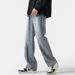 Nordmann American Style Men's Gradient Vintage Trend Loose Casual Straight Vibe Simple High Street Long Pants_mkmklike.com