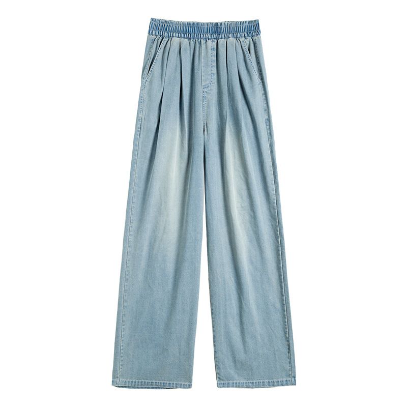 K Jeans Women's New High Waisted And Relaxed Straight Leg Pants That Look Slim And Wide Legged_mkmklike.com