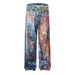 Colorful Printed Painted Straight-Leg Men's Trendy Hand-Painted Graffiti Design Sense Niche Personality Loose Wide-Leg_mkmklike.com