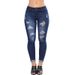 Women's Clothing Slim Hip lifting Skinny Jeans Slim Nine point _mkmklike.com