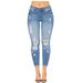 Women's Clothing Tight Fitting Nine Point Pants_mkmklike.com