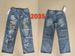 Men's Clothing Men's Retro Wide Leg Trousers High Street Washed Distressed Logging Jeans Ink Splashed Print Casual Fashion Pants_mkmklike.com