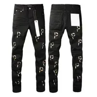 2025 Designer Mens High Quality Fashion Technology Jeans Luxury Designer Denim Pant Distressed Ripped Black Blue Jean_mkmklike.com