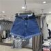 Women's Chic High-Waisted Denim Shorts – Rolled Hem, Wide-Leg & Breathable For Summer Casual Wear_mkmklike.com