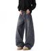 Hip-hop Men's Jeans Men's Old Dirty Leopard Print Scimitar Pants Trendy Brand Loose New Boys Pants_mkmklike.com