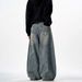 Men's Clothing Spring/Autumn American Retro Washed Men's Vintage Washed Baggy Jeans Straight Leg Loose Fit Casual Denim Pants For Streetwear Fashion_mkmklike.com