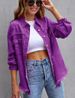 Distressed Denim Jacket Women's Oversized Long Sleeve Shirt Casual Streetwear Vintage Coat In 16 Colors_mkmklike.com
