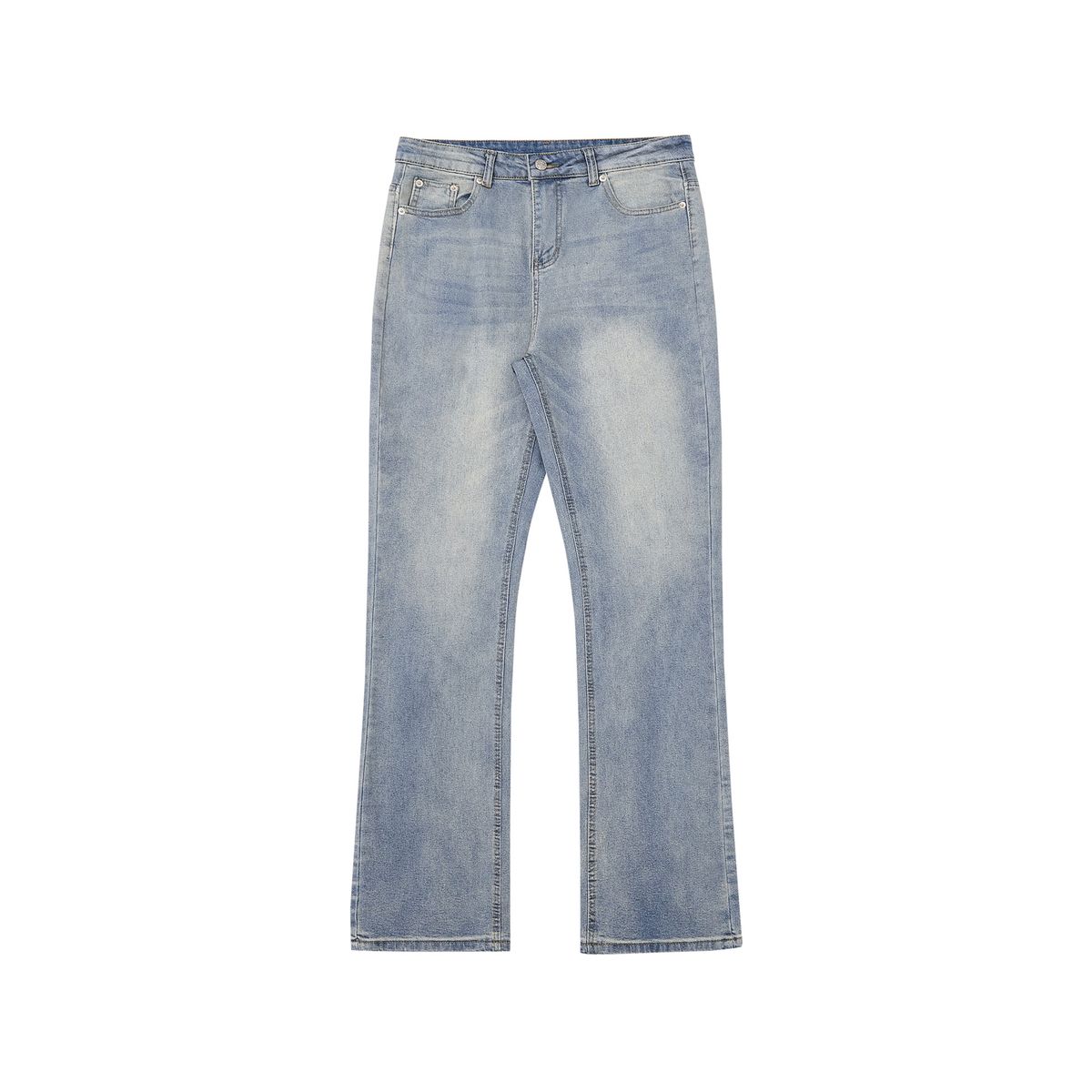 Men's Clothing Men's Cleanfit Blue Jeans | Men's Slim Straight Fit With A High Street Vibe_mkmklike.com