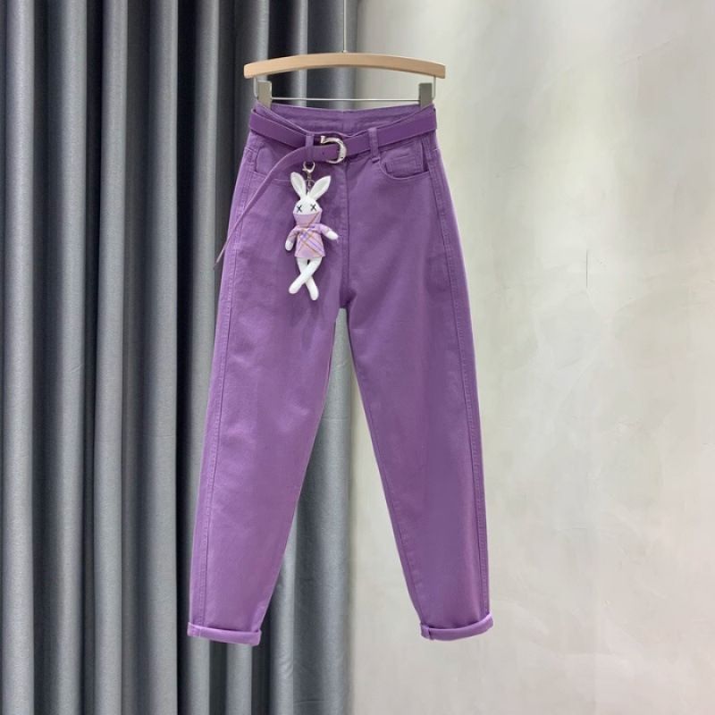 Women's Clothing Elastic Small Feet Harem Pants, High Waist And Slimming Carrot Pants_mkmklike.com